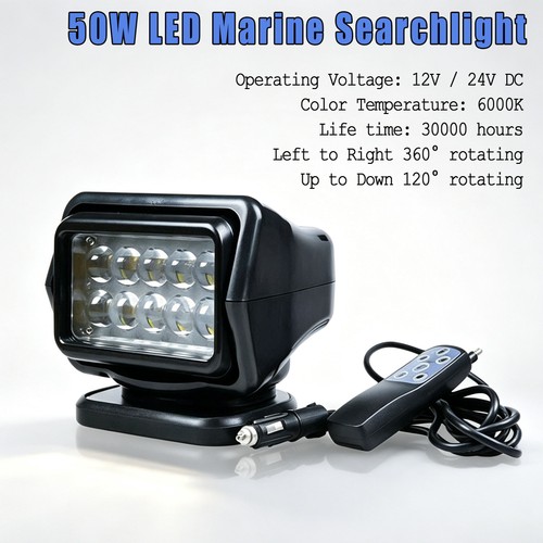 50w led marine searchlight - 50w,