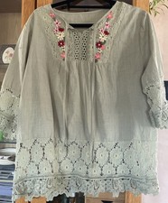 Womens Boho Cotton Lace