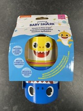 Baby Shark 5pc Stacking Cups Fun Bath Toy Block Sorters Educational Play