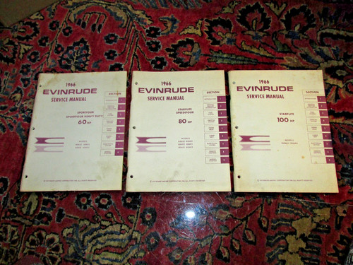 Lot 1966 evinrude - of,