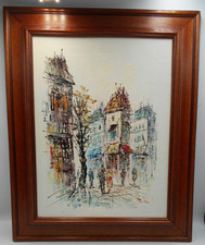 Pen Lee Signed Oil Painting on
