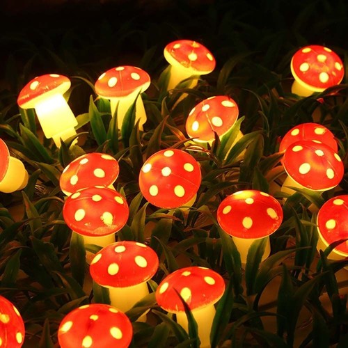 Garden mushroom lamp - mushroom,
