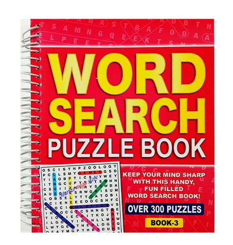 Spiral bound word search - spiral,
