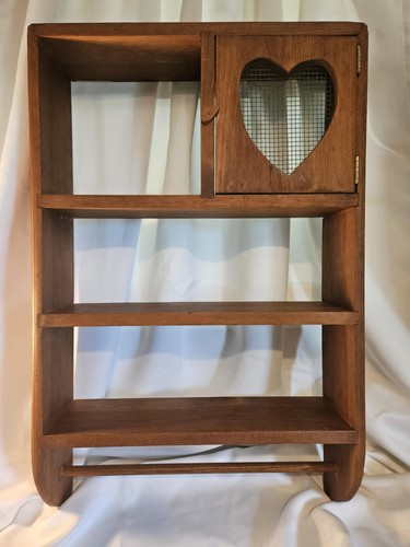 Vtg solid wood open - solid,