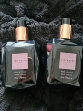 2x Ted Baker Rose And Cassis body lotion 250ml Pump New & Unused - Free Postage
