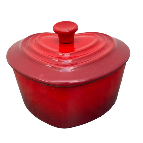Red heart mini ramekin - heart,