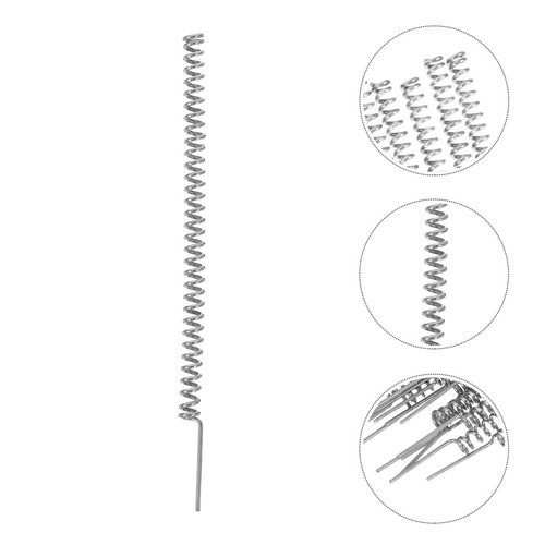 50pcs silver elastic - 50pcs,