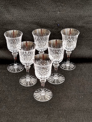 Vintage crystal stemmed - crystal,