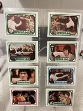 Bruce Lee 1980 Monty Gum Cards Full Set 100 Cards Excellent Condition