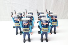 playmobil police figures x10