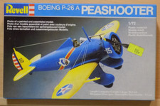 REVELL 1/72nd SCALE BOEING P-26 A PEASHOOTER U S ARMY FIGHTER