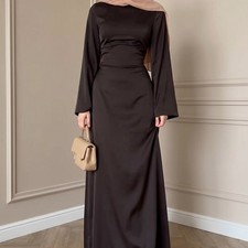 Women Muslim Maxi Dress Abaya