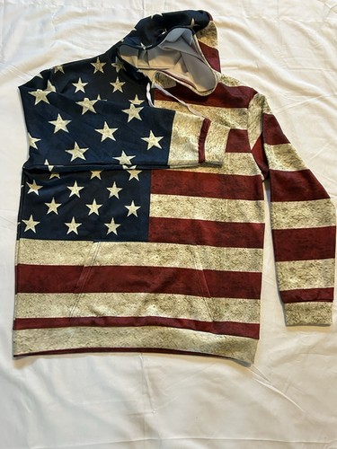 American flag hoodie - flag,