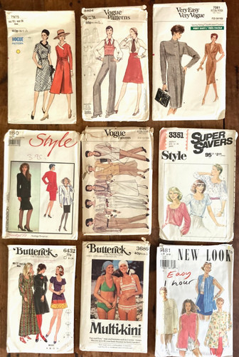 Vintage paper patterns - paper,