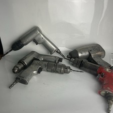 Variety Of Air Tools Including Some Chicago Pneumatic