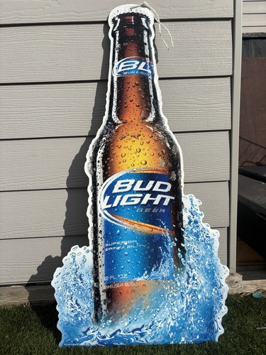 Vintage bud light sign - light,