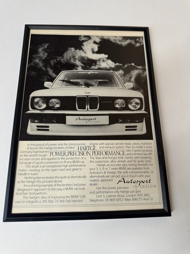 Framed original 1984 e28 bmw - original,