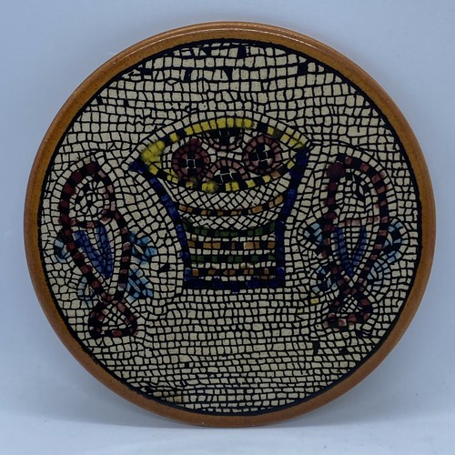 Vintage hand painted - , mosaic