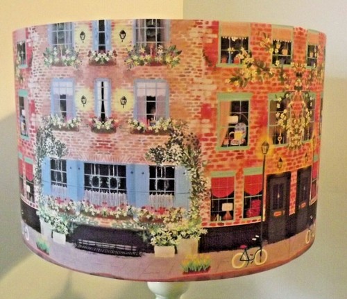 Flower road lampshade - road,
