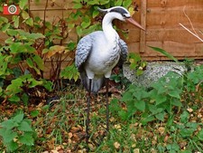 A LIFE SIZE HERON. Vivid Arts