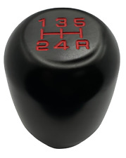 Black T2 gear shift knob 5 spd red for ford 10mm fiesta Ka escort focus puma 