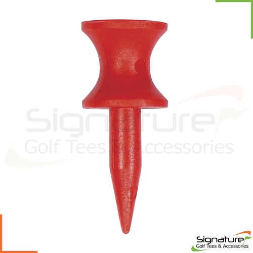 100 red plastic castle golf - red,