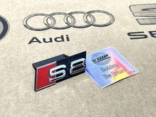 Audi A8 S8 Front S8 Grill Badge Logo Emblem Genuine New OEM Part