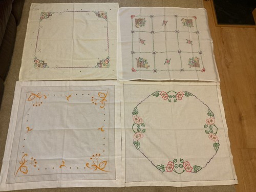 Vintage hand embroidered - hand,