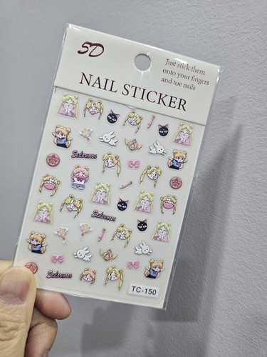 Sailor moon nail stickers - sailor,