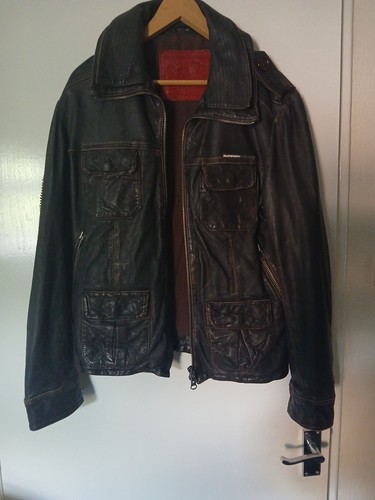 Superdry brad leather - leather, jacket