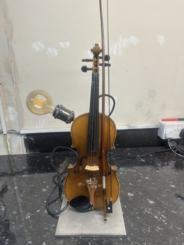 Steampunk style violin - steampunk,