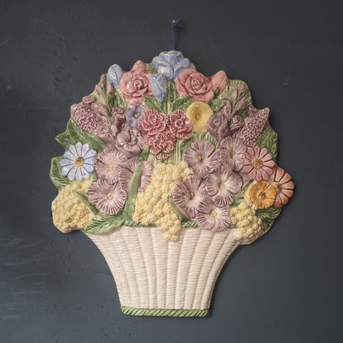 Vintage ceramic floral - vintage,