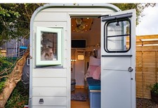 converted horse box trailer