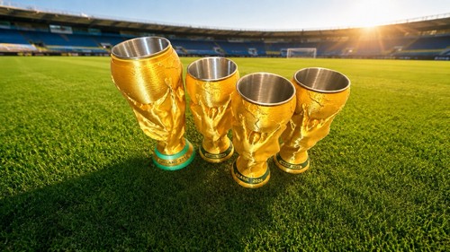 World cup trophy drinking - cup,
