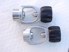 Scuba diving DIN CONVERTOR regulator CYLINDER A clamp STAGE adaptor YOKE tech !!