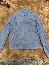 Vintage Levis Denim Jacket Large (Orange Tab - Lightweight - Popper Buttons)