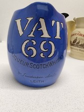Antique Breweriana VAT69 (Sanderson and son Ltd) Water Jug cute collectable e
