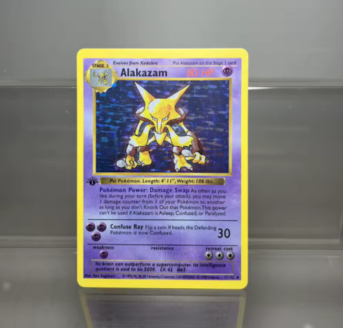 Alakazam base set shadowless - alakazam,