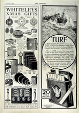 Original Old Antique Print