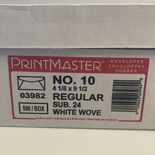 Printmaster White Wove (No.10