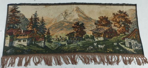 Vintage german gobelin alpine - german,
