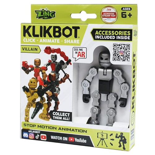 Klikbot villain poseable - klikbot,