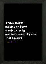 Emma Watson quotes Framed Wall