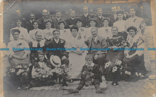 R157317 old postcard family - old, postcard.