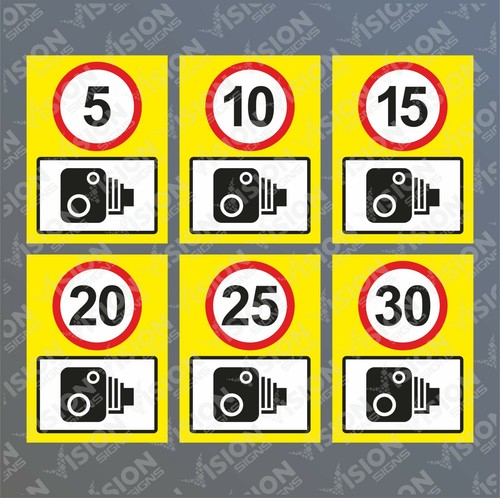 Speed restriction signs - speed,