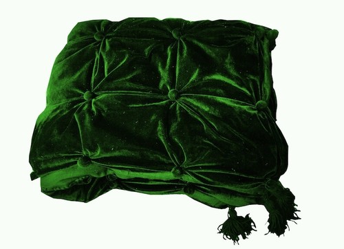 Emerald green velvet