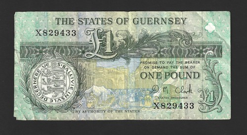 States guernsey 1 - guernsey, £1