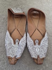 Mens Silver Indian Khussa