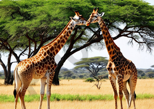 Giraffe image metal - giraffe,