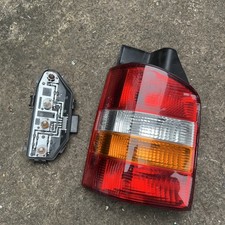 GENUINE VW T5 TRANSPORTER REAR LIGHT LAMP UNIT BULB HOLDER NSR LEFT 7H0945257A